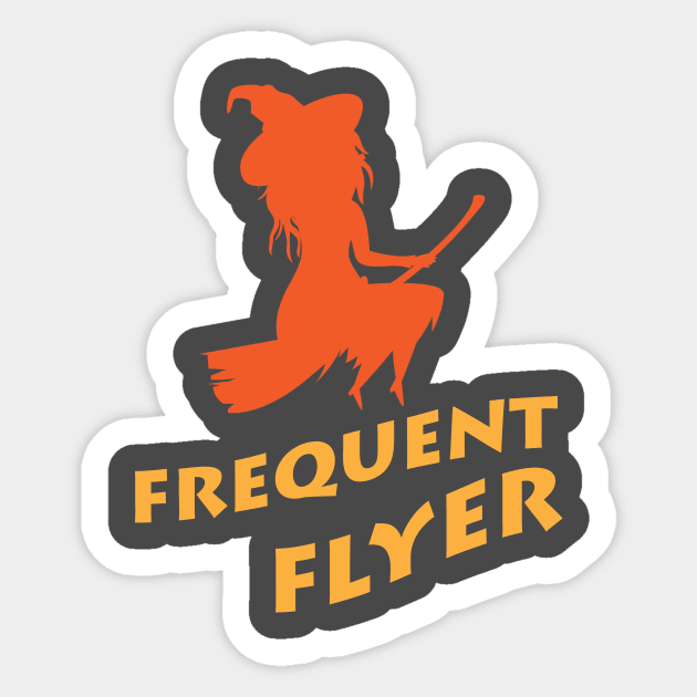 Frequent Flyer Sticker by teeprin